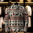 thumbnail image 3 of Suéter con estampado 3D navideño para hombre, abrigo tipo cárdigan holgado informal, ropa de abrigo navideña para hombre, chaqueta navideña, ropa de invierno para hombre, 3 of 5