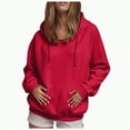 thumbnail image 3 of Godom Women Hoodies Oversized Fleece Long Sleeve Comfy Casual Basic Pullover Sweatshirts 2025 Fall Outfits Y2K Clothes, 3 of 7