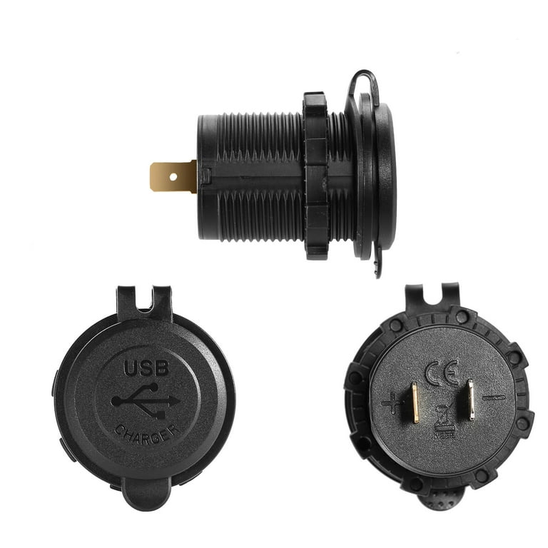 Marine Grade Dual USB Socket and Cigarette Lighter Power Socket