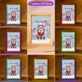 thumbnail image 3 of Hello Winter Manx Smiling in Red Scarf Hat Welcome Christmas Acrylic Plaque with Wood Photo Frame Box Cat Lover Kitten Owner Gifts Light Box - 00017, 3 of 5