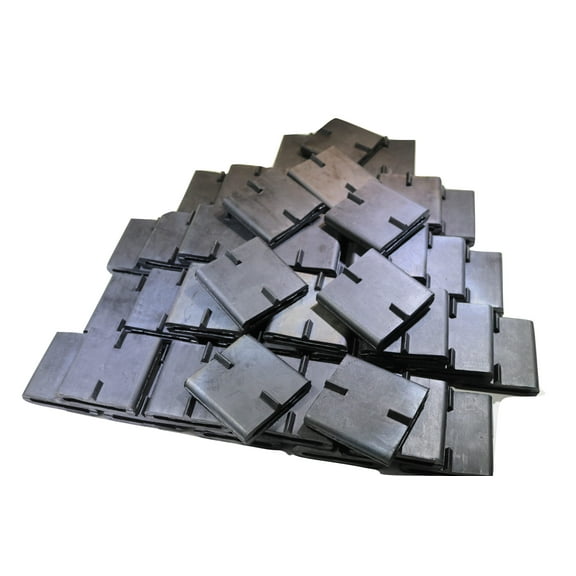 Rubber Tire Tie Down Cleats for up to 2" Straps 48 Pack | 2RCX48