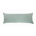 thumbnail image 4 of Ox Bay Silver Perched Bird Lumbar Pillow, 14" x 36", Gray / Green / Blue, 4 of 8