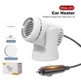 thumbnail image 2 of Descongelador de parabrisas automático Calentador de coche eléctrico portátil giratorio 360 (blanco 24 V) Likrtyny Para estrenar, 2 of 7
