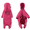 Pink, variant on GASTROPOD Dog Raincoat,Reflective Safety Strips Dog Rain Jacket,Waterproof Lightweight Design Pet Raincoat,M,Yellow