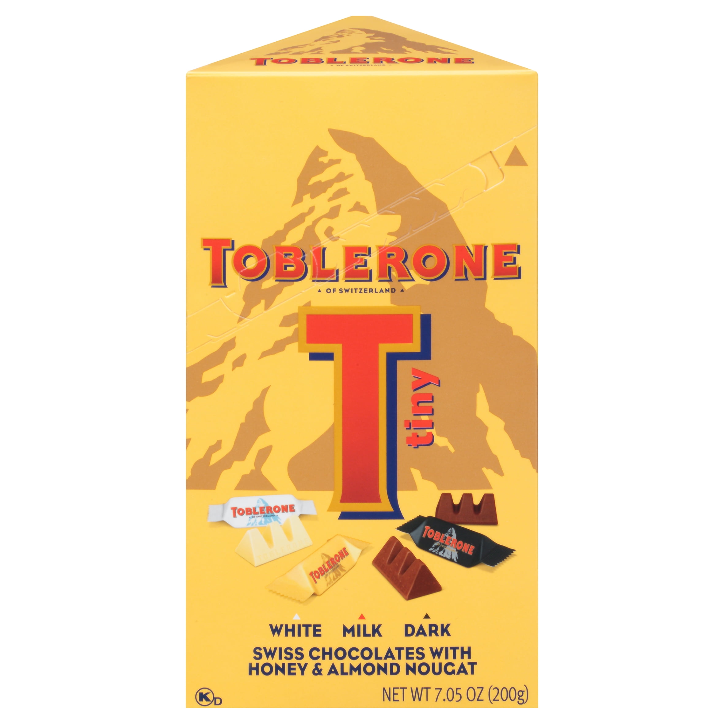 Toblerone Tiny Swiss with Honey & Almond Nougat Variety Pack, 7.05 oz - Walmart.com