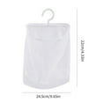 thumbnail image 4 of Reusable Clothespin Bag with Hanger,Hanging Storage Mesh Bag For Over the Door Home or Mesh Laundry Bags for Socks,Underwear,Bra, 4 of 9