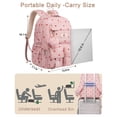 thumbnail image 5 of AO ALI VICTORY School Backpack for Teens Girls Women 15.6 Inch Laptop College Backpacks Corduroy Work Bag Kids Elementary Middle High Campus Bookbag Students Pack Travel Daypack Womens, 5 of 6