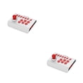 thumbnail image 2 of Matsuzay Joystick inalámbrico Suministros para juegos Base antideslizante TV Teléfono móvil Mano de obra fina Control Stick Pieza reemplazada Blanco rojo 2Conjunto, 2 of 6
