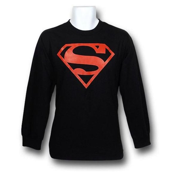 SUperboy Symbol Long Sleeve T-Shirt - Large