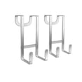 thumbnail image 4 of Genreen Over The Door Hooks - 2 Pack Heavy Duty Dual-Hook Organizer Hanger with Non-Slip Rubber for Towels, Clothes & Bags Use in Bathroom, Bedroom, Kitchen, 4 of 7