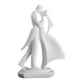 thumbnail image 1 of Escultura de pareja de resina, adorno romántico, figura, regalo de boda, figuras de resina Abarcar, 1 of 9