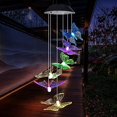 thumbnail image 2 of Luces decorativas para el patio de la madre mariposa, campanas solares de mariposa, regalos para mamá/papá/mujer/abuela/esposa/hija/hermana/tía/abuelo, 2 of 5