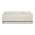 thumbnail image 5 of Jennifer Taylor Home Knox 84" Modern Farmhouse Performance Velvet Living Room Sofa Couch in French Beige, 5 of 12