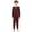 Heritage Russet, variant on Boy's & Girl's Waffle Thermal Underwear Crew Top & Bottom Set, Sizes XS-XXL