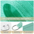 thumbnail image 3 of Jane Stone Sun Shade Sail Canopy 14'X14'X14'Customized Triangle Shade Cloth Canopy Tent for Outdoor UV Protection，Turquoise, 3 of 6