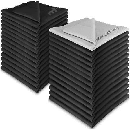 MagiicFiber Microfiber Cleaning Cloths, High Density Non-Streaking Wipes, Soft and Efficient Premium Cleaning Cloths