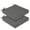 Dark Grey, variant on (Set of 2) Outdoor Chair Cushions for Patio Furniture, Waterproof 19" x 19" x 3" Square Patio Chair Seat Cushion with Non-Slip Ties & Handle