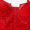 thumbnail image 5 of Lingerie for Women Apparel for Women Lace Bralette Camisole Top with Strappy Design for Home Casual Comfort All Season Red L, 5 of 8