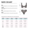 thumbnail image 6 of Daiia Hedgehogs and Flowers1 Women's Bikini Set Two Piece Swimsuit High Waisted Bikini Adjustable Straps Bikini Perfect for Beach, Pool, and Summer Vacation-XX-Large, 6 of 9