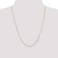 thumbnail image 2 of Real 14kt White Gold .9mm Cable with Lobster Clasp Chain; 24 inch; Lobster Clasp; for Adults and Teens; for Women and Men, 2 of 5