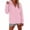 Pink, variant on EliteGoogv Womens Zip Up Hoodie Solid Color Drawstring Long Sleeve Casual Hooded Sweatshirt For Women Relaxed Fit Everyday Jacket With Pockets Orange M