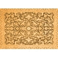 thumbnail image 1 of Ahgly Company Indoor Rectangle Oriental Orange Modern Area Rugs, 3' x 5', 1 of 4