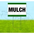 thumbnail image 1 of Mulch (18" x 24") Yard Sign, Includes Metal Step Stake, 1 of 6