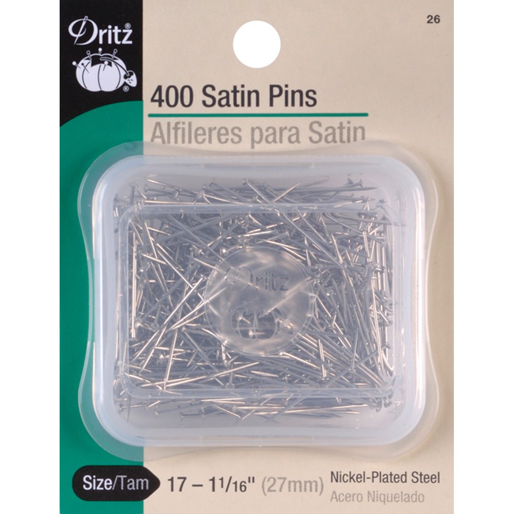 Dritz Satin Pins 400/PkgSize 17