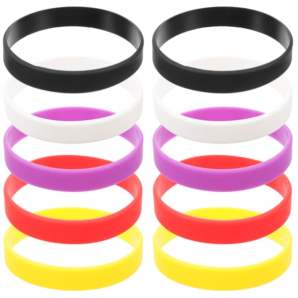 Game de 10pcs Pulseras de deportes de deportes de alta elasticidad Fans de pulseras de pulsera para deportes para deportes