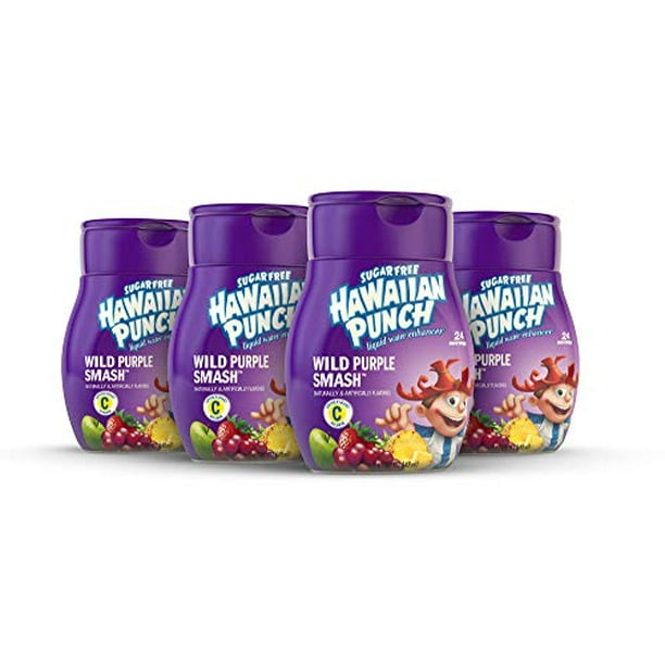 Hawaiian Punch, Wild Purple Smash, Liquid Water Enhancer New, Better