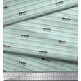 thumbnail image 3 of Soimoi Green Rayon Fabric Text & Goggles Stripe Decor Fabric Printed Yard 42 Inch Wide, 3 of 3