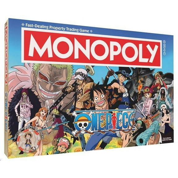 Monopoly One Piece Edition Board Games, 9 Count
