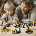 thumbnail image 2 of 6Pcs Alloy Engineering Truck Toy Car Construction Vehicle Tractor Excavator,, 2 of 9