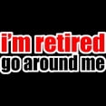 thumbnail image 3 of CafePress - I'M Retired Go Around Me Pajamas - Women's Short Sleeve Print T-Shirt and Pants Dark Cotton Pajama Set, 3 of 7