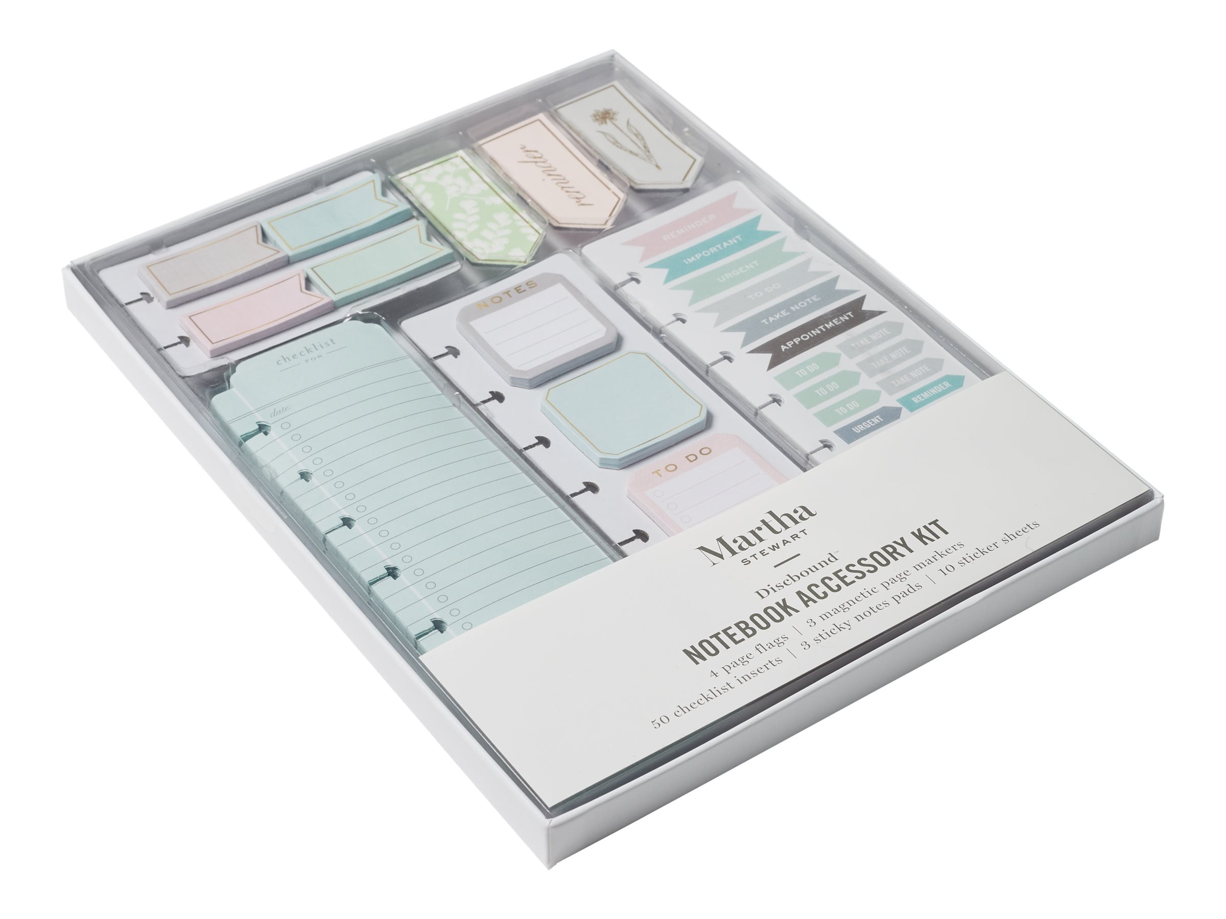 Undated Martha Stewart Discbound 8.5" x 11.75" Notebook Accessory Kit