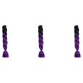 thumbnail image 3 of Soidarity Cabello trenzado sintético, trenzas impresionantes, extensiones de cabello trenzado sin esfuerzo, cabello trenzado Jumbo B25 Type1 NO1, 3 of 6