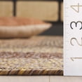 thumbnail image 5 of SAFAVIEH Braided Kent Geometric Machine Washable Reversible Area Rug, Beige/Brown, 5' x 5' Round, 5 of 11