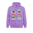 thumbnail image 4 of Sudadera con capucha de Pug para hombre, divertida, para distanciamiento social, cuarentena, regalo para perro, sudaderas de estilo inglés, sudaderas ajustadas, estilo 3D, 4 of 5