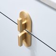 thumbnail image 2 of Gold Cabinet Handles and Knobs Bedroom Wardrobe Pulls Simple Zinc Alloy Furniture Hardware Kitchen Accessories 16/32mm, 2 of 7