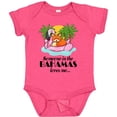 thumbnail image 3 of Inktastic Someone in the Bahamas Loves Me Boys or Girls Baby Bodysuit, 3 of 5