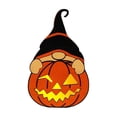 thumbnail image 1 of Muñeca sin rostro de Halloween con luz LED Decorativa ornamental Calabaza pintada a mano Decoración de Halloween Configuración de fiesta Muñeca de gnomo de Halloween de madera Ornam, 1 of 5