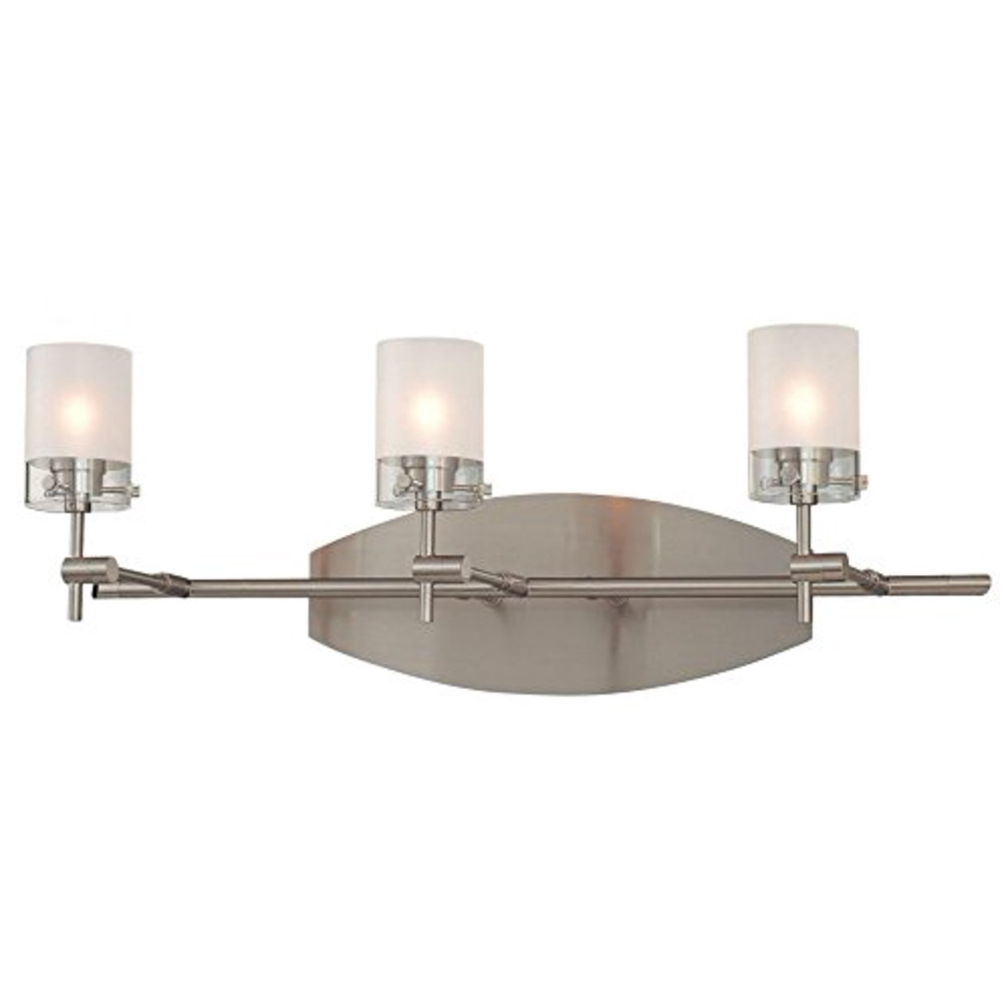 George Kovacs P5013 084 Shimo 3 Light Bath Fixture Brushed Nickel Walmart Canada