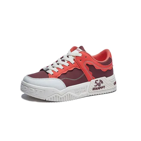 

Yishow-AA Breathable Lace Up Casual Skate Shoes Thick Sole Platform PU Leather Sports Sneakers Women‘s Footwear