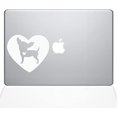 thumbnail image 1 of The Decal Guru Heart Chihuahua MacBook Decal Vinyl Sticker - 15" MacBook Pro (2015 & Older) - White (1321-MAC-15P-W), 1 of 1