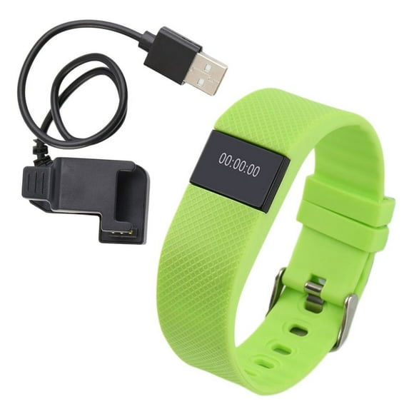Plastic & Silicone IP67 Standard USB Charging Fitness Smart Watch Health Bracelet Heart Rate Pedometer Tracker