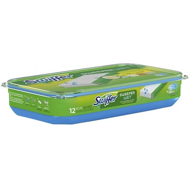 Swiffer Sweeper Wet Mopping Pad Refills for Floor Mop Open Window Fresh Scent 12 Count - 1 Pack