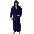 thumbnail image 1 of Bathrobes For Men,resort Hotel Home Spa Terry Robe Fleece Robe Plush Long Hooded Bathrobe, 1 of 5