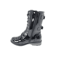 thumbnail image 3 of Women's Patent Color Buckle Strap Style Combat Boots Black Pat, 6, 3 of 3