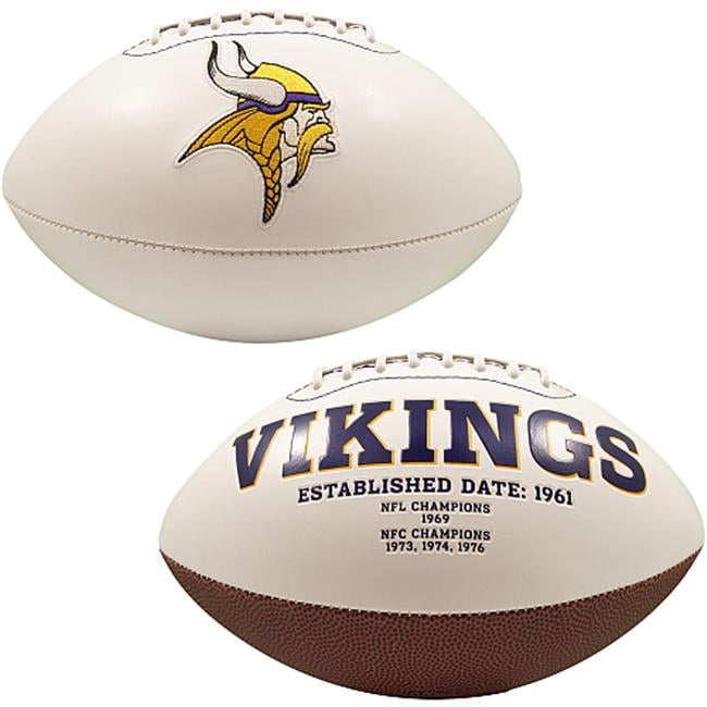 Creative Sports FB-VIKINGS-Signature Minnesot Vikings Embroidered Logo  Signature Series Football