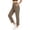 #06 Khaki 【Mix & Match: Stock Up on Your Favorite Colors】, variant on Women's Stretch Polyester Blend Travel Pants, Cropped Golf Pants, Athletic Sports Trousers with Functional Pockets, Tummy Control & Moisture Wicking, Versatile | TruBelle,Black L